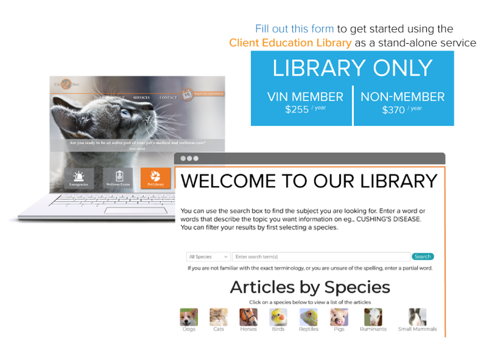 The Client Education Library Widget