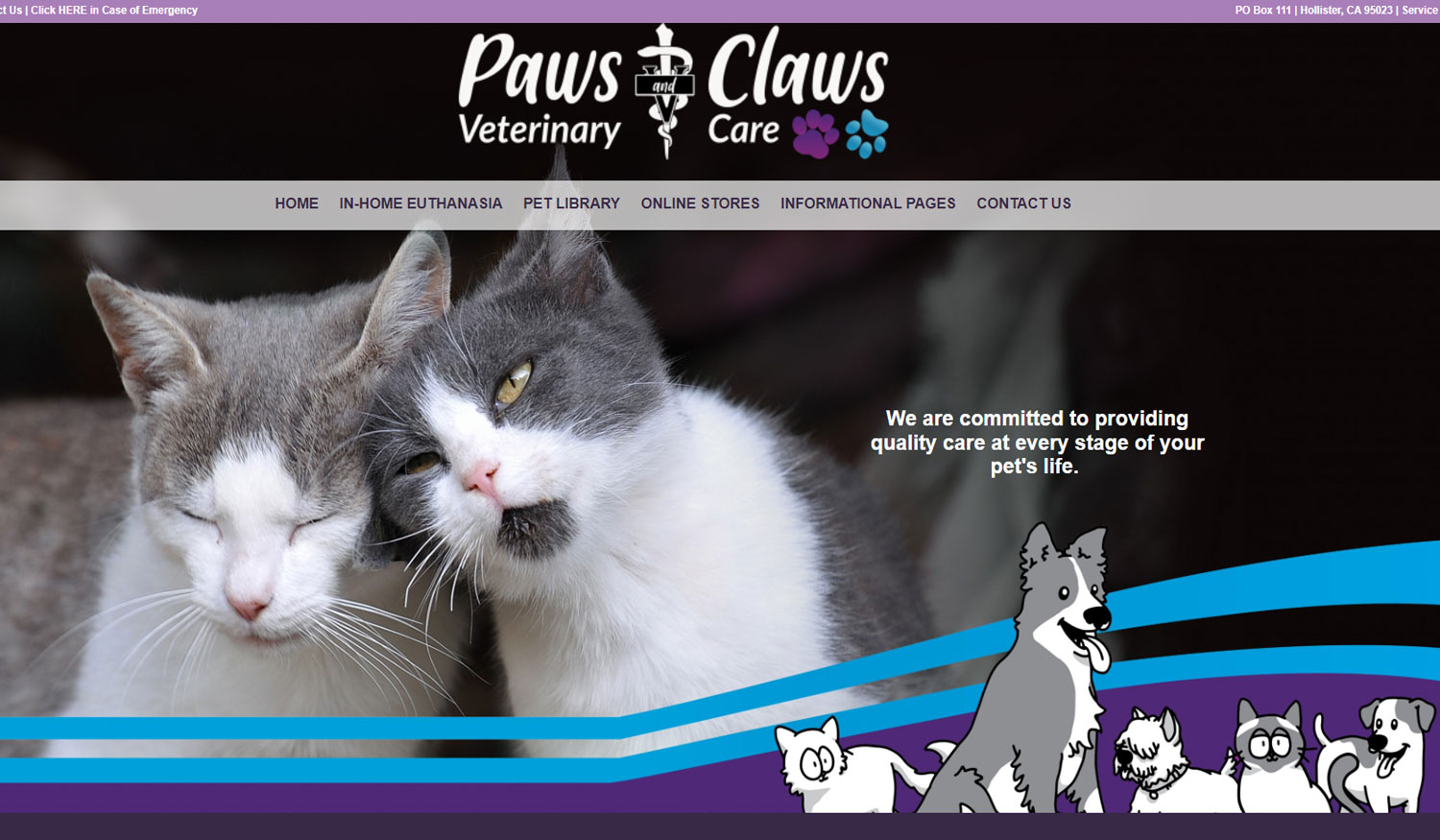 paws claws portfolio